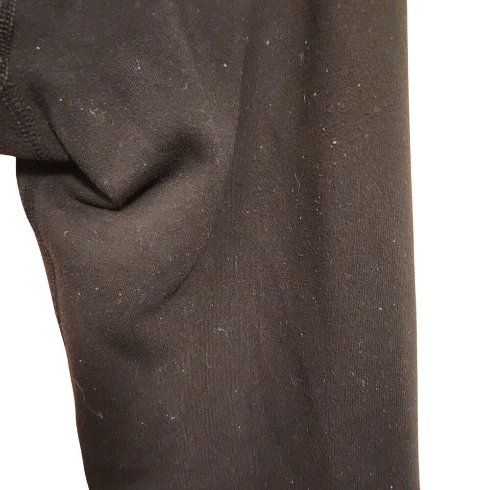 Lululemon Dark Grey Black Reversible Cropped Workout Leggings Size 4 - Picture 12 of 13